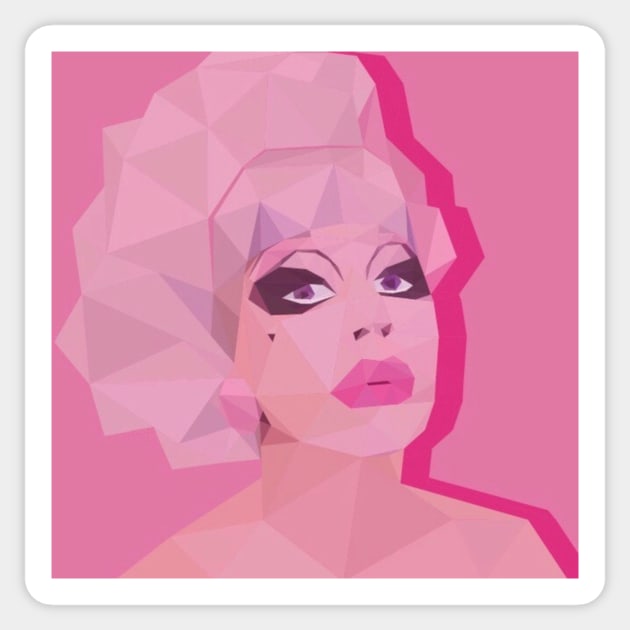 Bianca Del Rio Polygon Design Sticker by MaggieCait